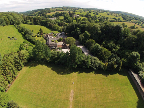 The North Range sits above the farm complex.